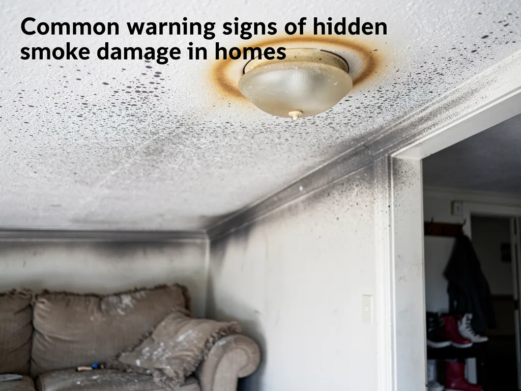 Common warning signs of hidden smoke damage in homes